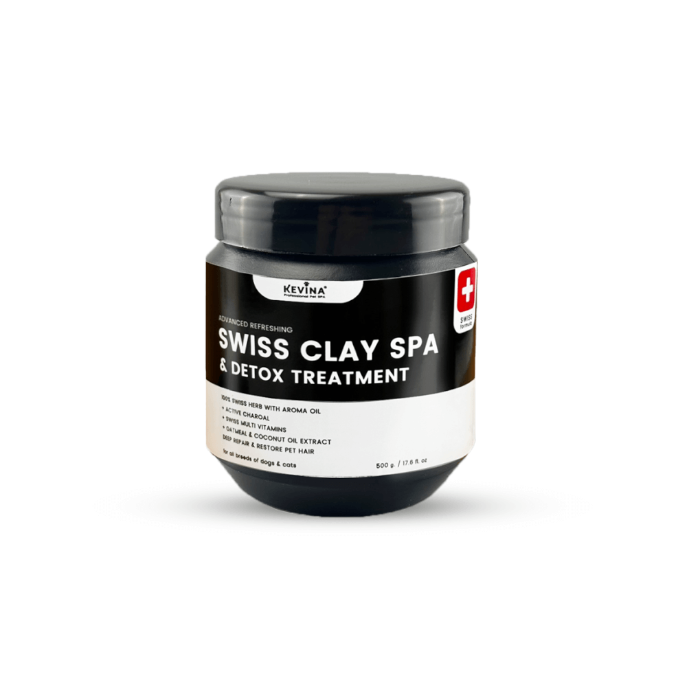 ทรีตเม้นท์บำรุงขนสุนัขและแมว KEVINA สูตรดีท็อกซ์ ACTIVE CHARCOAL ขนาด 500 ML.